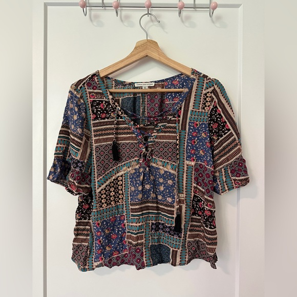 American Eagle bohemian shirt - Picture 6 of 7